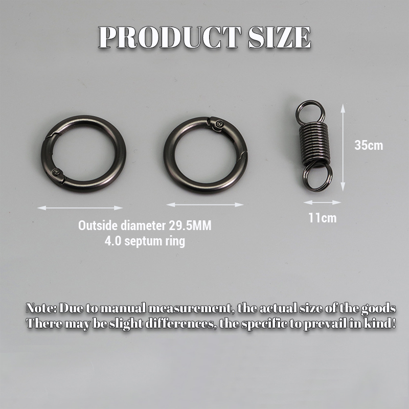 (đ„2024Last Day Promotion  - 49% off)Nordic Retro Spring Double Ring Keychain