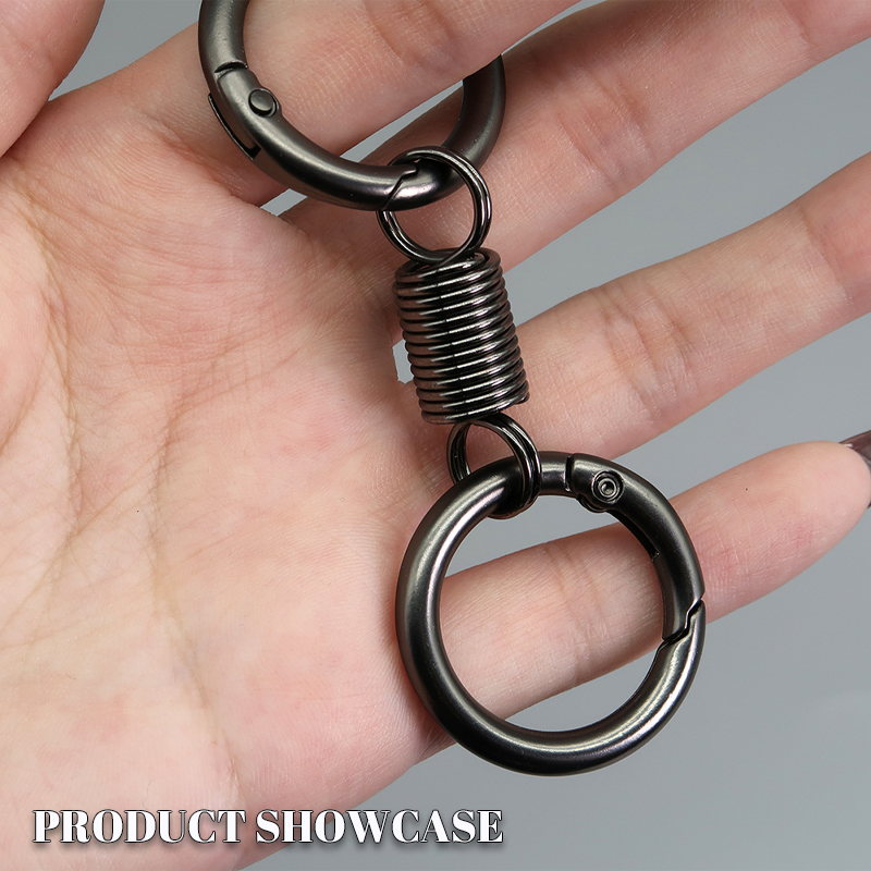 (đ„2024Last Day Promotion  - 49% off)Nordic Retro Spring Double Ring Keychain